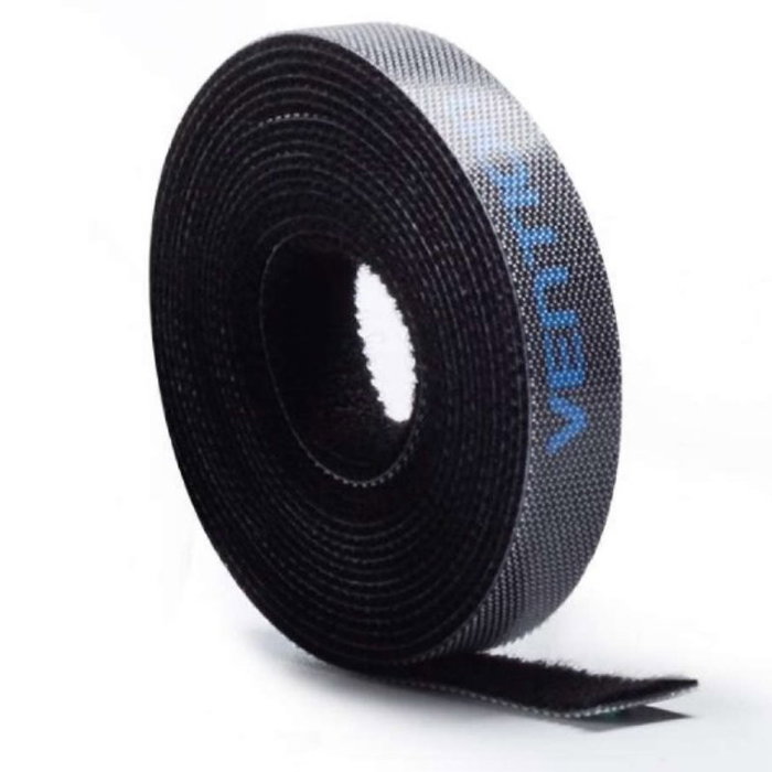 Vention Tira organizadora de cables KAABI 3m Negro